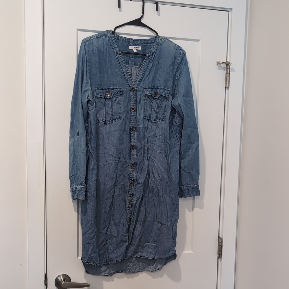 Sonoma Blue Denim Midi Dress